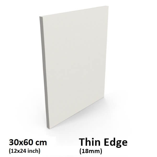 30x60cm/12x24 Inch Thin Edge Stretched Canvas