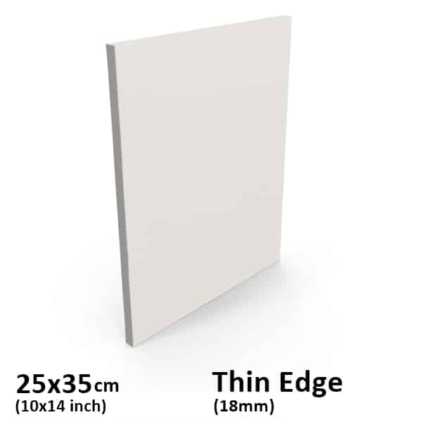 25x35cm/10x14 Inch Thin Edge Stretched Canvas